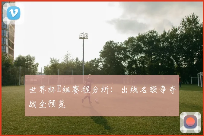 世界杯E组赛程分析：出线名额争夺战全预览