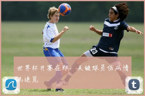 世界杯开赛在即，关键球员伤病情况速览